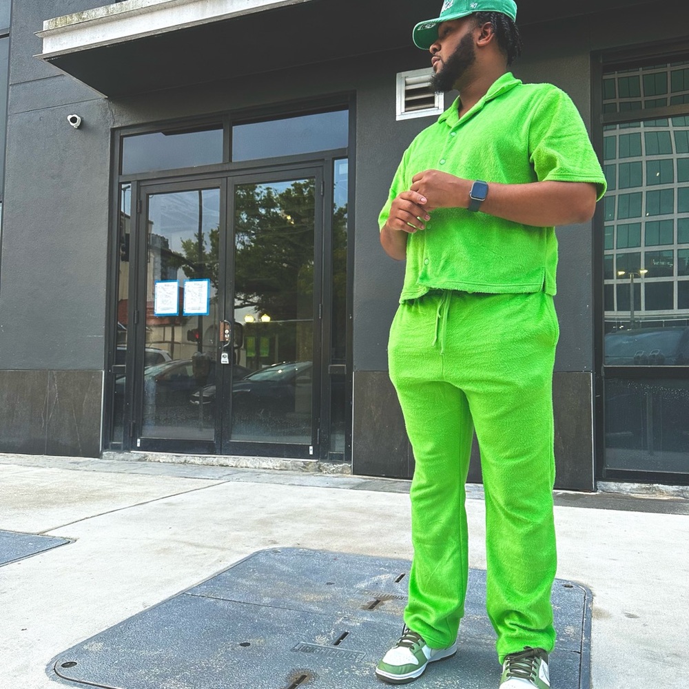 Fashion Nova Green Jogger Sweatpants